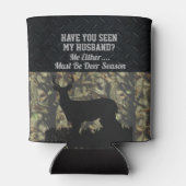 鹿おもしろい狩り夫ビエクールル 缶クーラー (裏面)