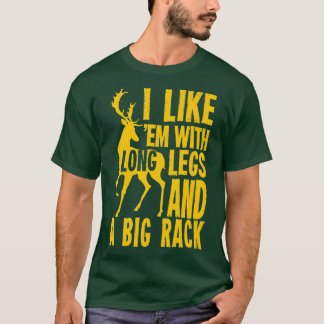 鹿おもしろい狩り引用文の狩猟用ギフト Tシャツ