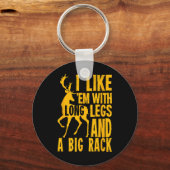 鹿おもしろい狩り引用文プレゼント キーホルダー (正面)