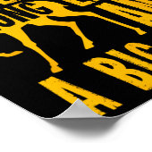 鹿おもしろい狩り引用文プレゼント ポスター (角)