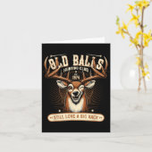 鹿おもしろい狩り誕生日プ男性へン第50戦 カード (黄色い花)