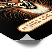 鹿おもしろい狩り誕生日プ男性へン第50戦 ポスター (角)