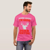 鹿おもしろい狩り Tシャツ (正面フル)