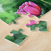 鹿おもしろい絵画病 ジグソーパズル (側面)