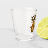 鹿おもしろい鹿 ショットグラス (左)