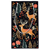 鹿お洒落抱き枕 – 小 スモールペーパーバッグ (裏面)