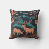 鹿お洒落放牧D8 クッション (裏面)