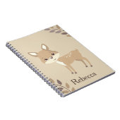 鹿かわいらしの森 ノートブック (右側)