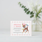 鹿がカードを挿入する代わりに本を持ってくる エンクロージャーカード (スタンド正面)