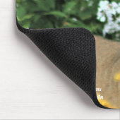 鹿がガーデンを訪れる マウスパッド (コーナー)