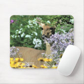 鹿がガーデンを訪れる マウスパッド (マウス)