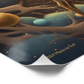 鹿がファンタジー林に ポスター (コーナー)