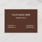 鹿が可愛い遊鹿を見る 名刺 (裏面)