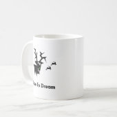 鹿が夢を見る コーヒーマグカップ (正面左)