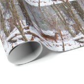 鹿が雪の中に秋 ラッピングペーパー (ロールコーナー)