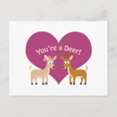 鹿だ！ ポストカード (正面)