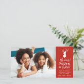 鹿です！｜写真ホリデーカード シーズンカード (スタンド正面)