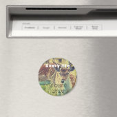 鹿との残酷なフリーマグネット、ビーガン マグネット (インサイチュ (食洗機))