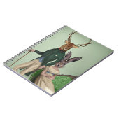 鹿とウサギ夫人2 ノートブック (左側)