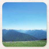 鹿とオリンピック スクエアペーパーコースター (正面)