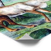 鹿とトナカイ ポスター (角)