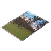 鹿とピンクのサンセットのフィールド ノートブック (左側)