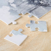 鹿と冬の風景 ジグソーパズル (側面)