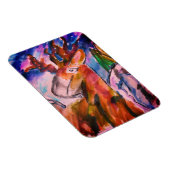 鹿と冬 マグネット (右側)