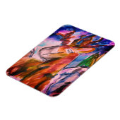 鹿と冬 マグネット (左側)