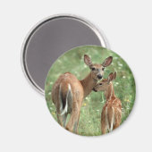 鹿と子鹿 マグネット (正面/裏面)