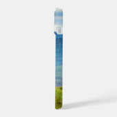 鹿と山 iPhone 15ケース (左側面)