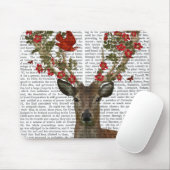 鹿と愛の鳥2 マウスパッド (マウス)