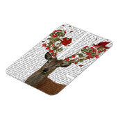 鹿と愛の鳥2 マグネット (左側)