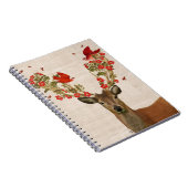 鹿と愛の鳥 ノートブック (右側)