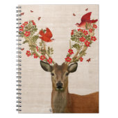 鹿と愛の鳥 ノートブック (正面)