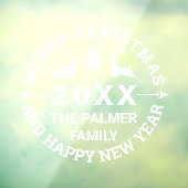 鹿と木メリークリスマスの名前を追加 ウィンドウサイン (シート3)