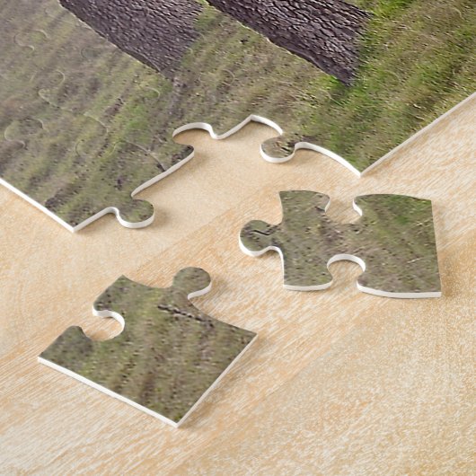 鹿と木 ジグソーパズル (側面)