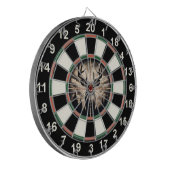 鹿と森林のターゲットアートワークデザイン ダーツボード (正面左)