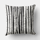 鹿と樺の木の木枕 クッション (裏面)