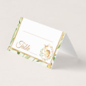 鹿と離れ赤ちゃんシャワー誕生日テーブル番号 (正面)