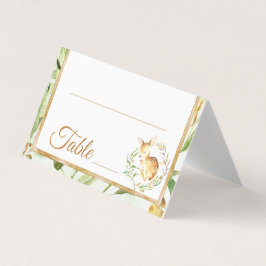 鹿と離れ赤ちゃんシャワー誕生日テーブル番号