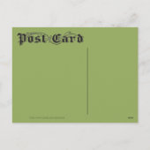 鹿と雪と木のデコのクリスマスポストカード シーズンポストカード (裏面)