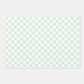 鹿と青と緑のホリートレリス ラッピングペーパーシート (正面3)