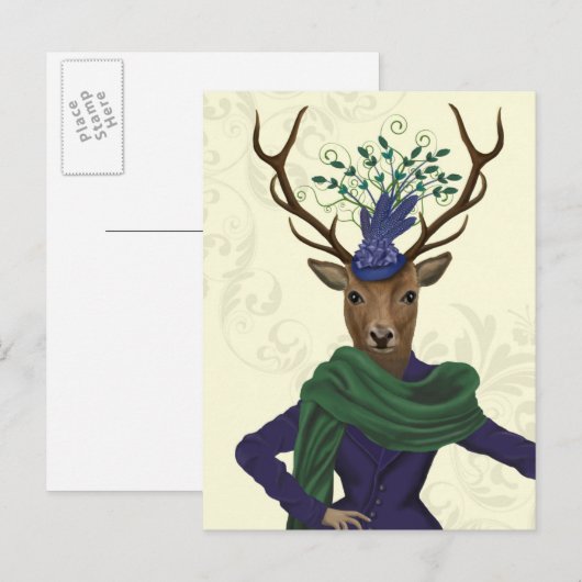 鹿と魅惑2 ポストカード (正面/裏面)