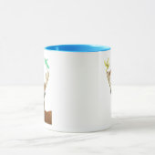 鹿と鳥ネストパステルシェード マグカップ (中央)