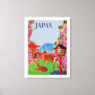 鹿のいる日本 キャンバスプリント