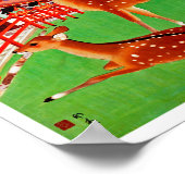 鹿のいる日本 ポスター (角)