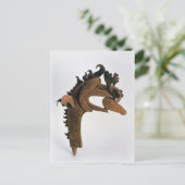 鹿のくちばしに抱えるグリフォン ポストカード (スタンド正面)