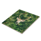 鹿のぞき タイル (側面)