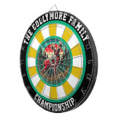 鹿のはっきりしたアートワークを対象にする ダーツボード (正面右)